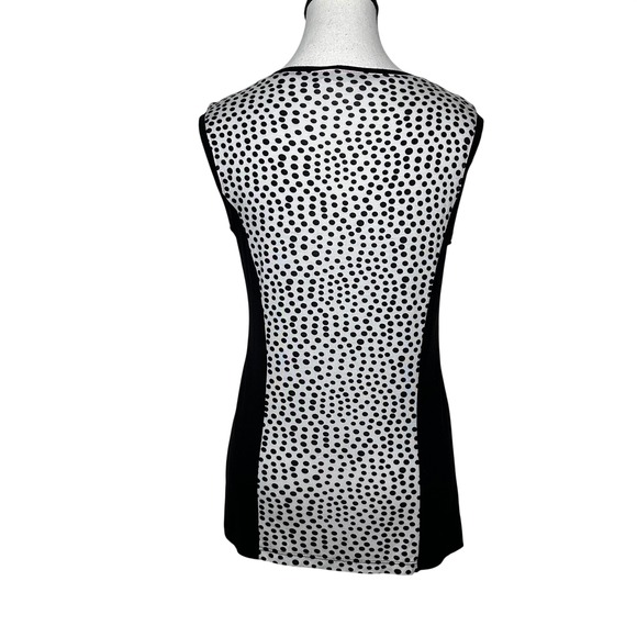 Zoé Art To Wear Mesh Tank Top Psychedelic Whimsigoth Maximalist Y2K  Polka Dot - Picture 3 of 10